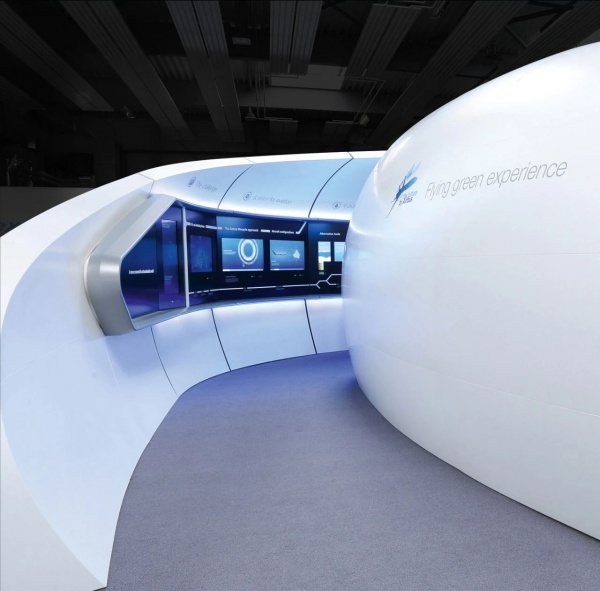 航空企業(yè)展廳設計案例分享